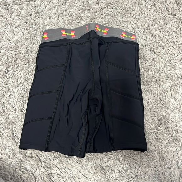 Under Armour black fitted shorts, size Small - Picture 3 of 4